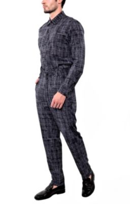 Men's Retro Drip Long Sleeve Shirt