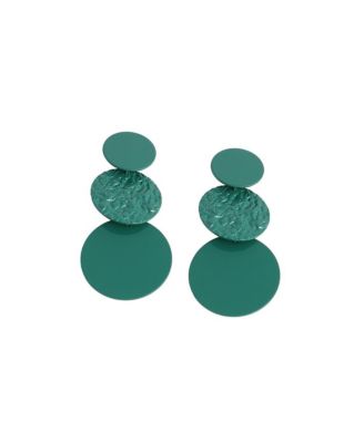 Women's Dented Drop Earrings