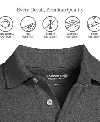 Big & Tall School Uniform Short Sleeve Cotton Supima Polo Shirt