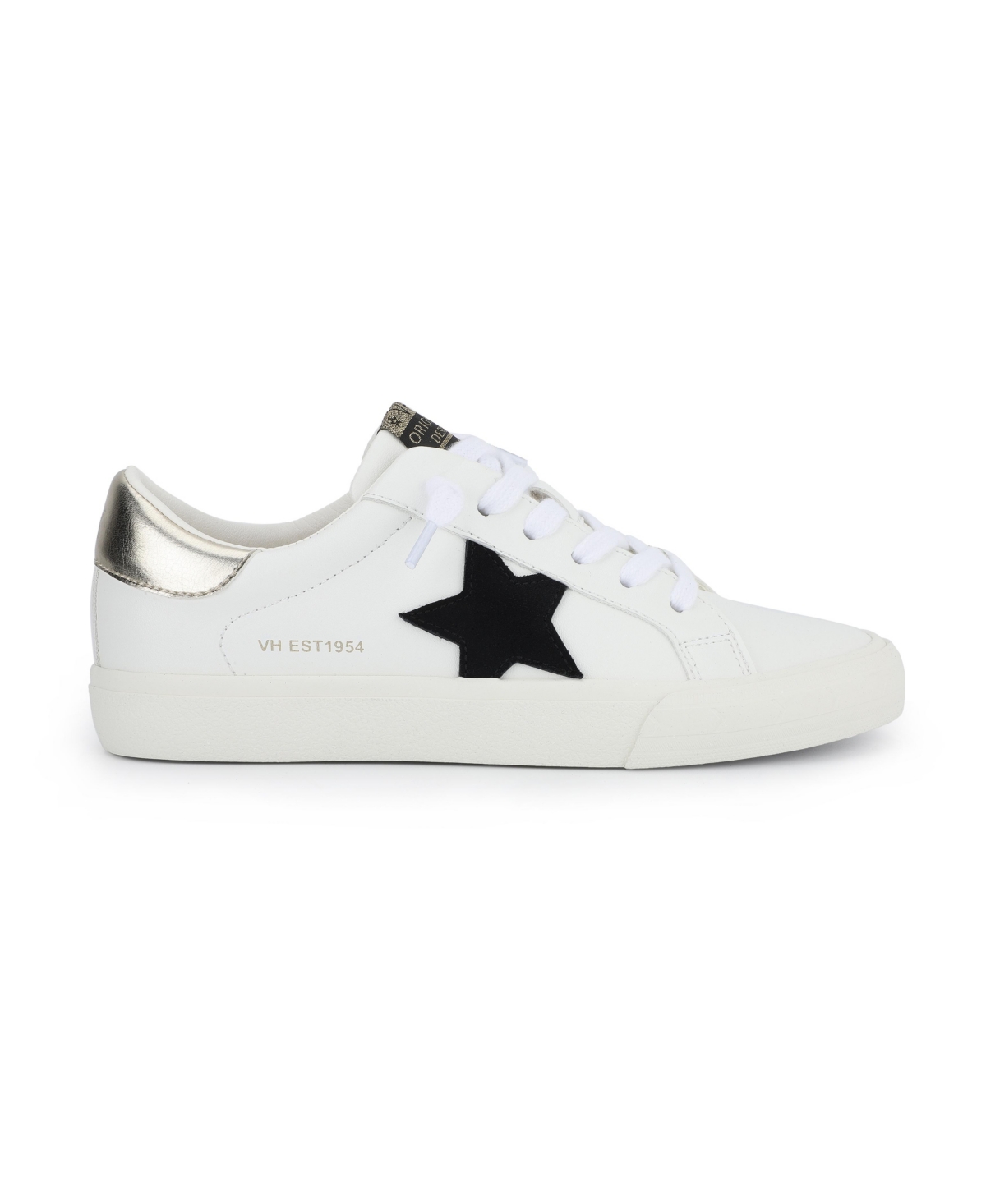 Vintage Havana Grande White Silver Gold Women s Sneakers by Vintage Havana White Smart Closet