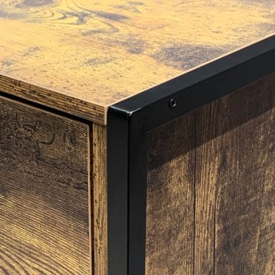 6 Drawer Steel Frame Double Dresser