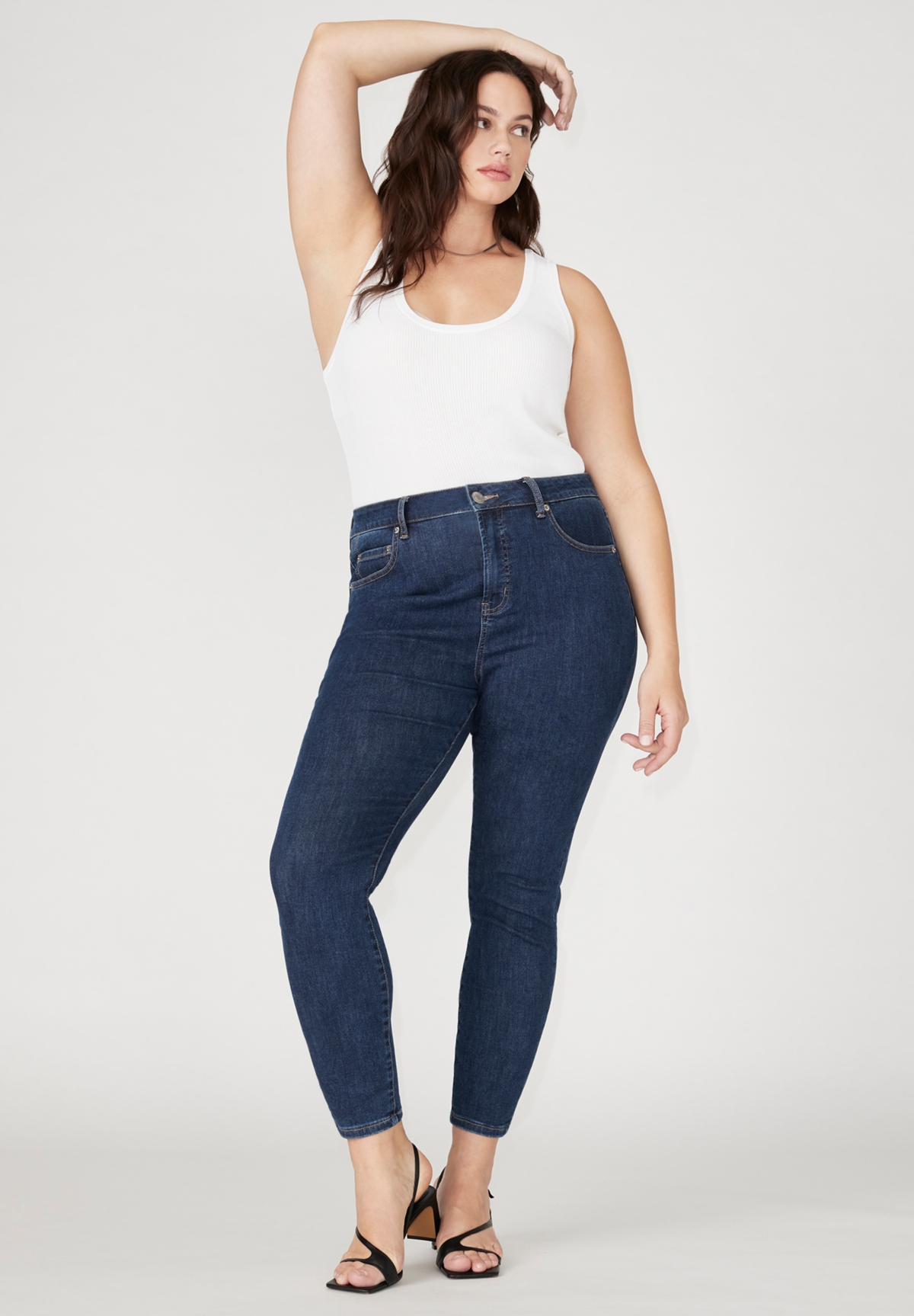 Eloquii Plus The Morgan Super Stretch Skinny Leg Jean