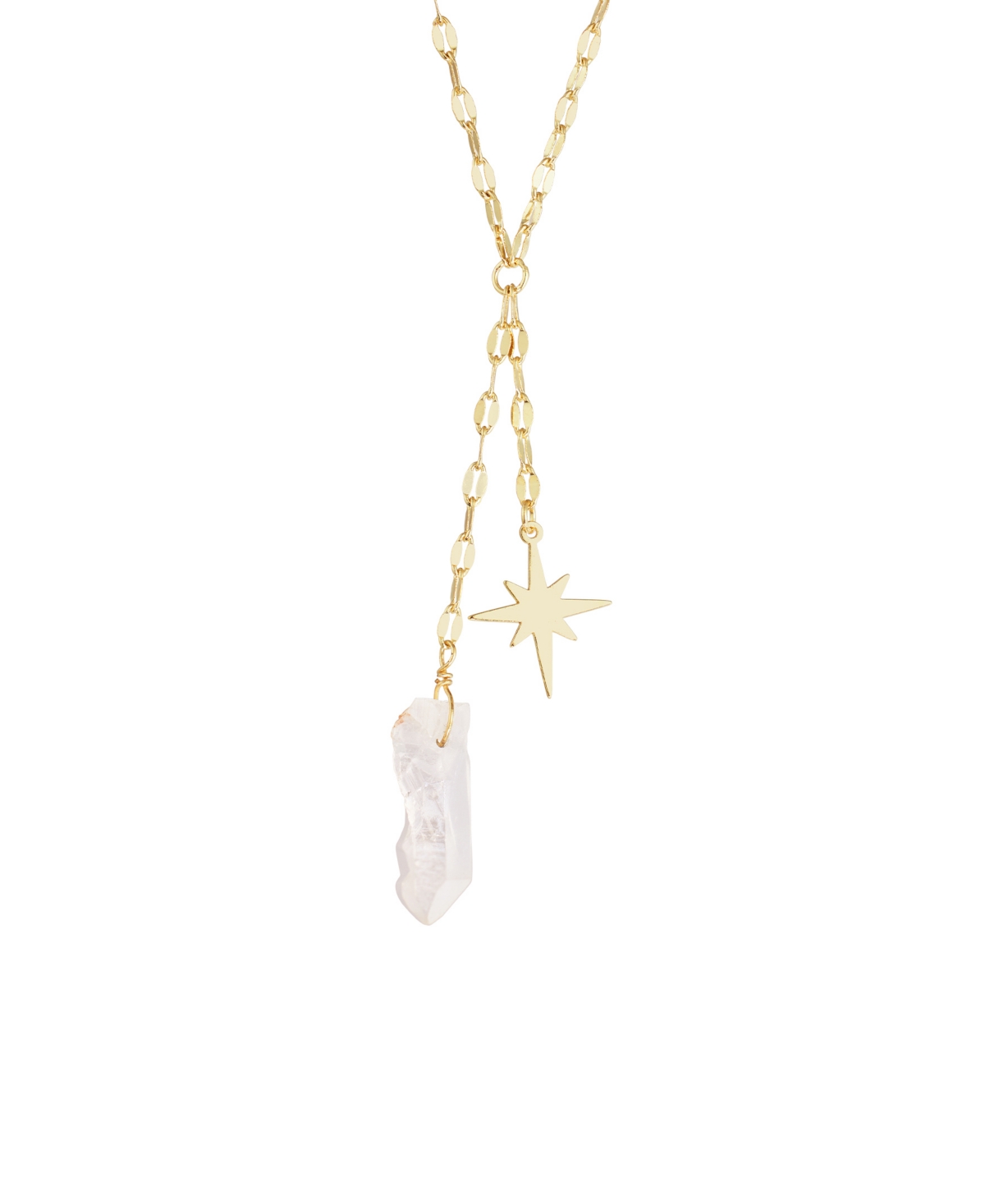 Macy'sor Mystic Quartz Starburst Lariat Necklace - Aurora Borealis