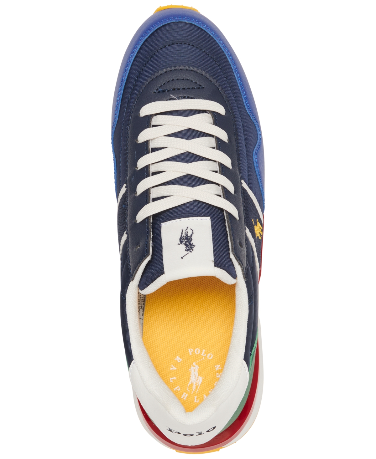 Shop Polo Ralph Lauren Big Kids Train 89 Casual Sneakers From Finish Line In Multi