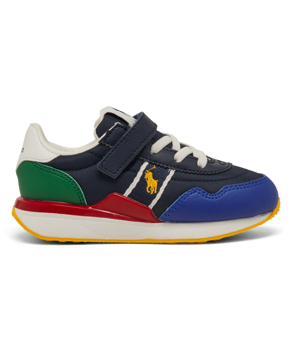 Shop Polo Ralph Lauren Toddler Kids Train 89 Casual Sneakers From Finish Line In Multi