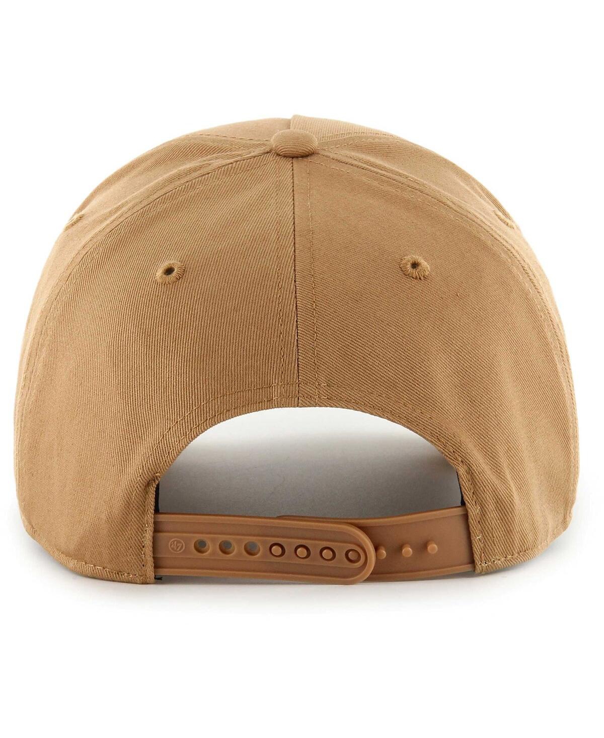 47 Brand Men's Khaki Chicago Cubs Ballpark Mvp A-frame Adjustable Hat In Khaki