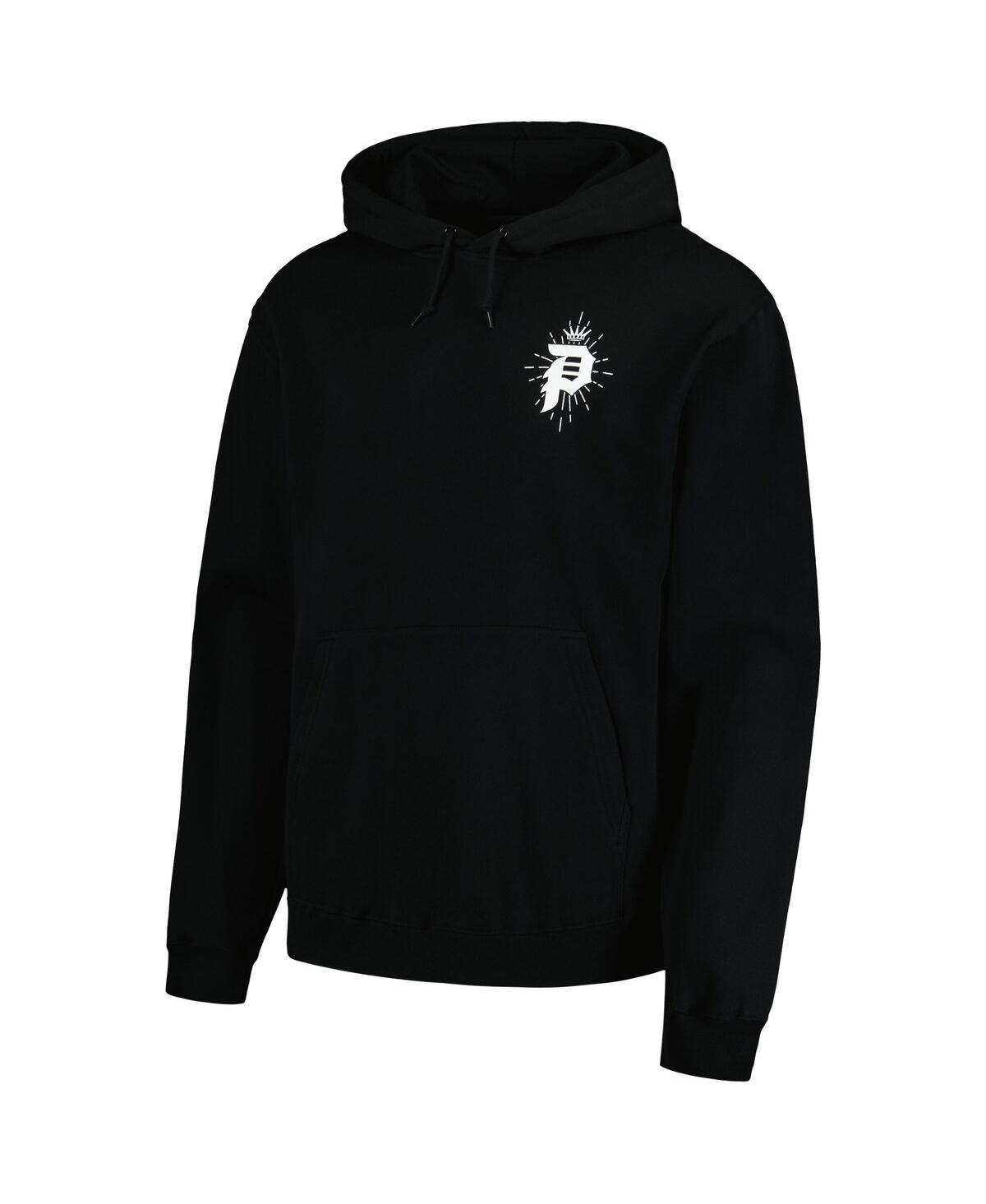 Shop Primitive Apparel Men's And Women's Black Bob Marley King Pullover Hoodie