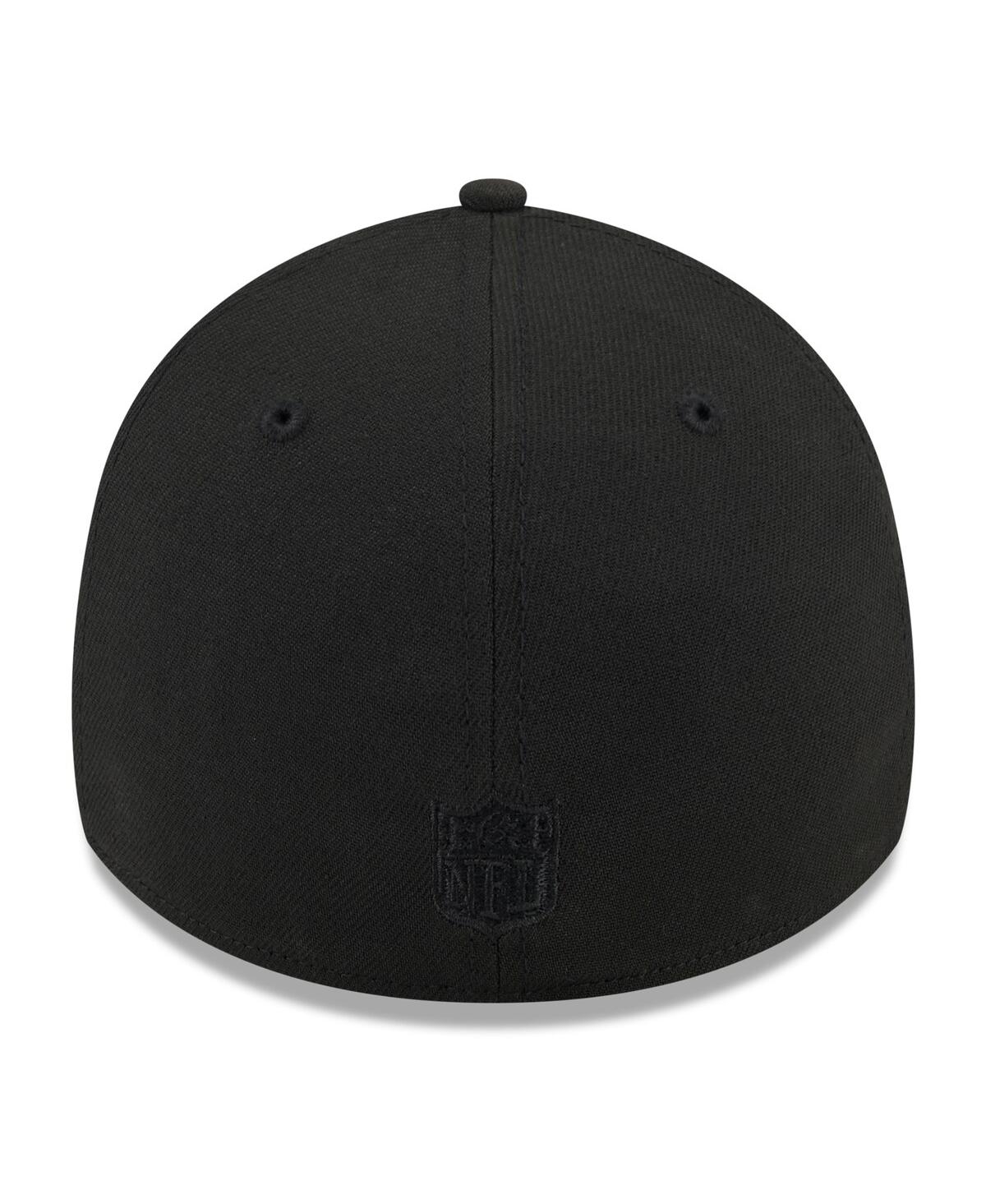 New Era Men'sHouston Texanson39THIRTY Flex Hat - Black