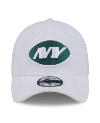 Men's White New York Jets NFL Iced II 39THIRTY Flex Hat