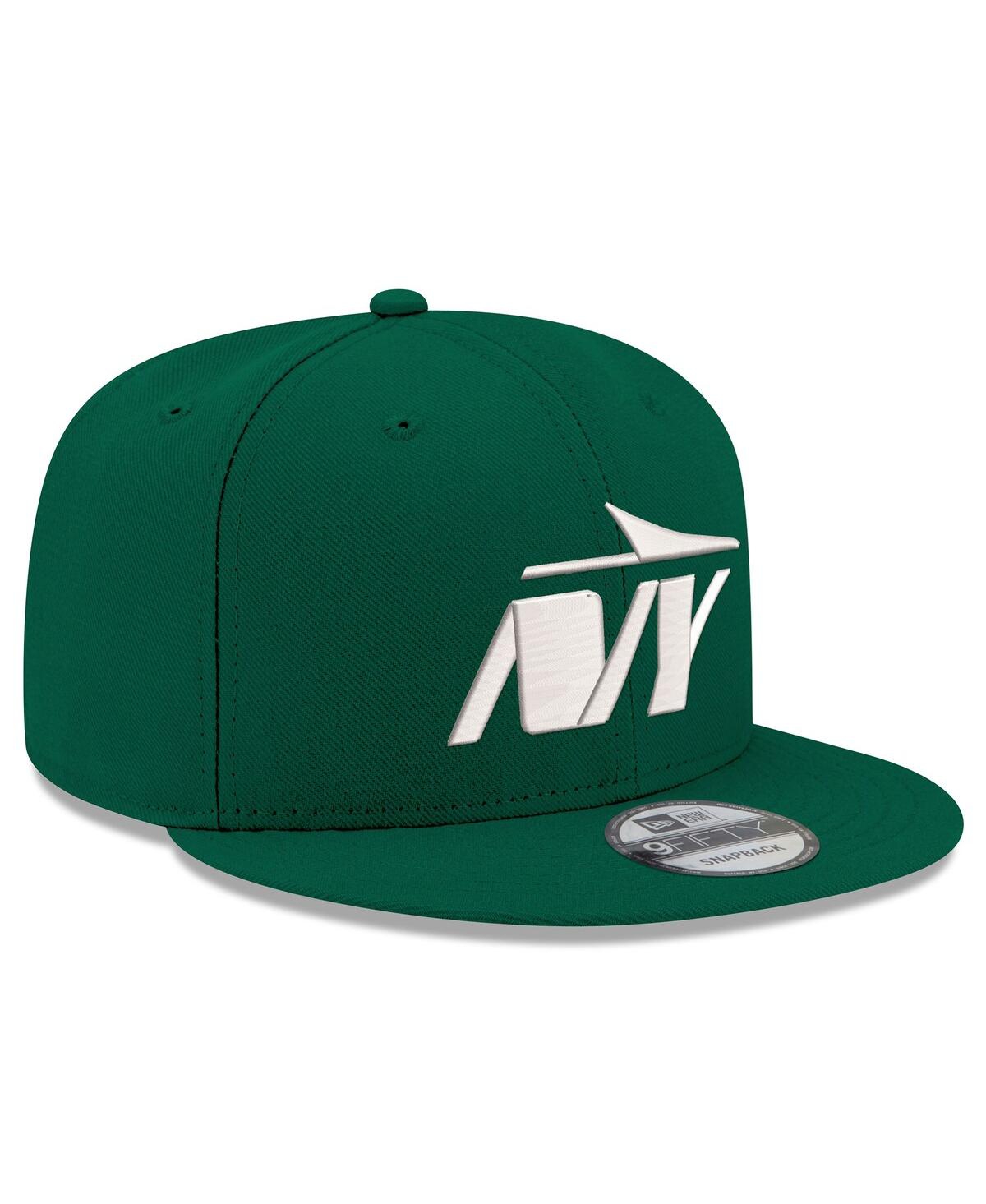 New Era Men's Green New York Jets Standard 9fifty Snapback Hat In Green