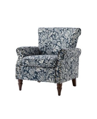 Avelina Wooden Armchair with Nailhead Trim