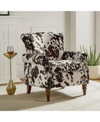 Avelina Wooden Armchair with Nailhead Trim