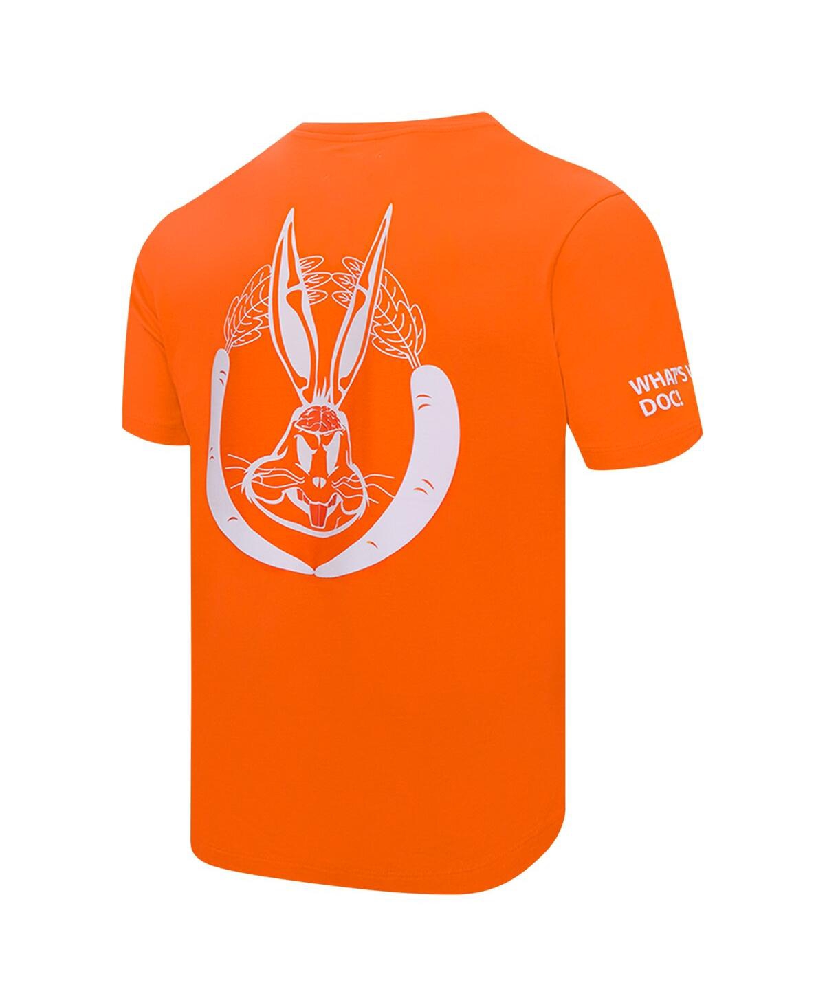 Shop Freeze Max Men's Bugs Bunny Orange Looney Tunes Melted Skeleton T-shirt