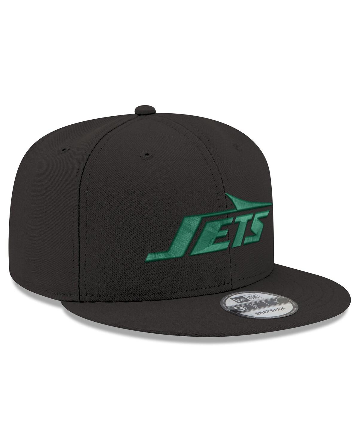Shop New Era Men's Black New York Jets Standard 9fifty Snapback Hat