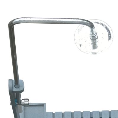 Simplie Fun Outdoor Garden Pool Shower With Chassis Board, For Swimming Pool, Patio, Terrace, Garden, Wood
