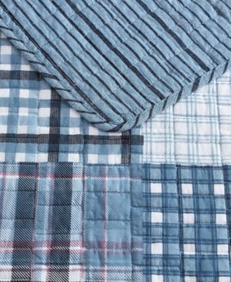 Hawthorne Reversible 3 Piece Quilt Set, Full/Queen