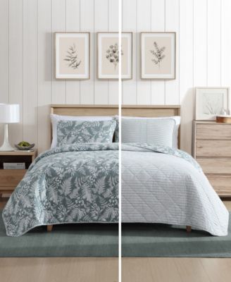 CLOSEOUT! Fern Garden Reversible 2 Piece Quilt Set, Twin