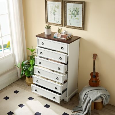Streamdale 6-Drawer Dresser with Easy Pull Handle