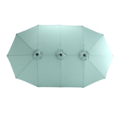 Streamdale Double-Sided Outdoor Umbrella (Light Green)