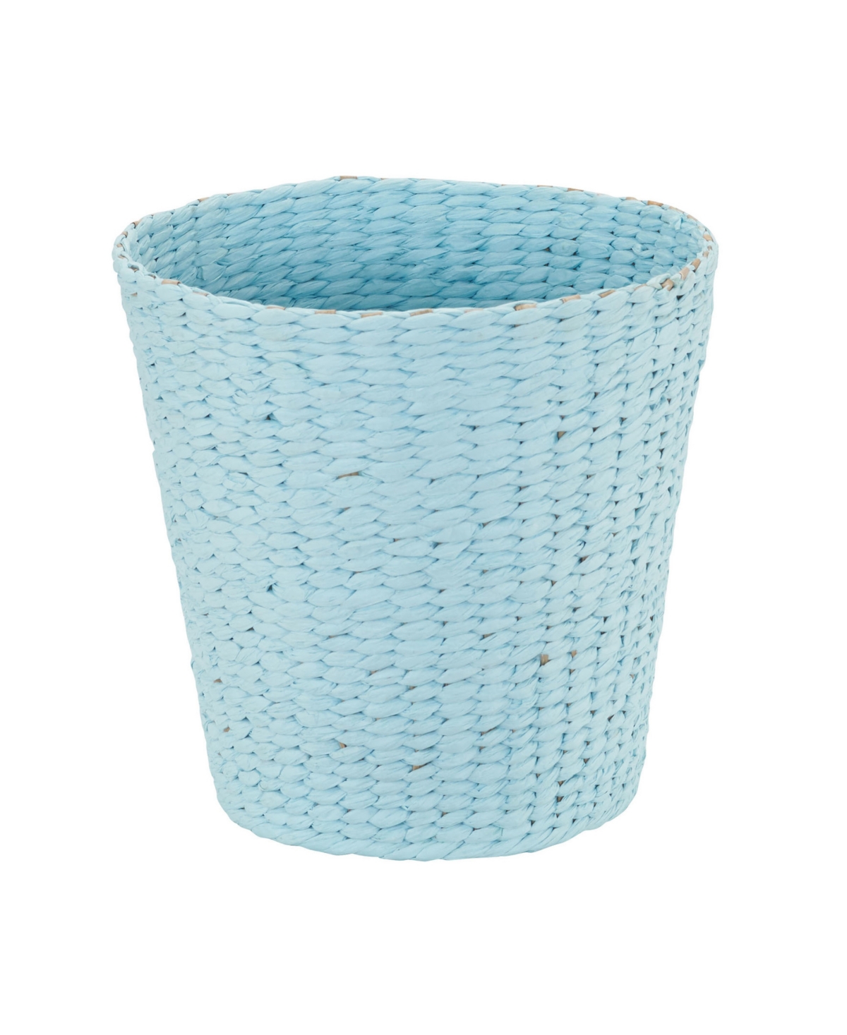 Wicker Waste Basket - Blue