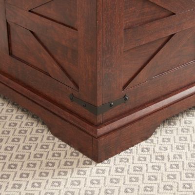 Streamdale Rustic Oak Coffee Table with Hidden Storage