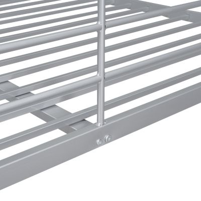 Full XL Over Queen Metal Bunk