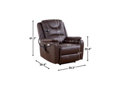 Zero Gravity Power Recliner with Massage and Heating