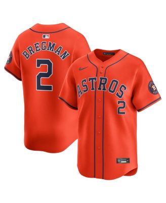 Nike Men's Alex Bregman Orange Houston Astros Alternate Limited Player ...