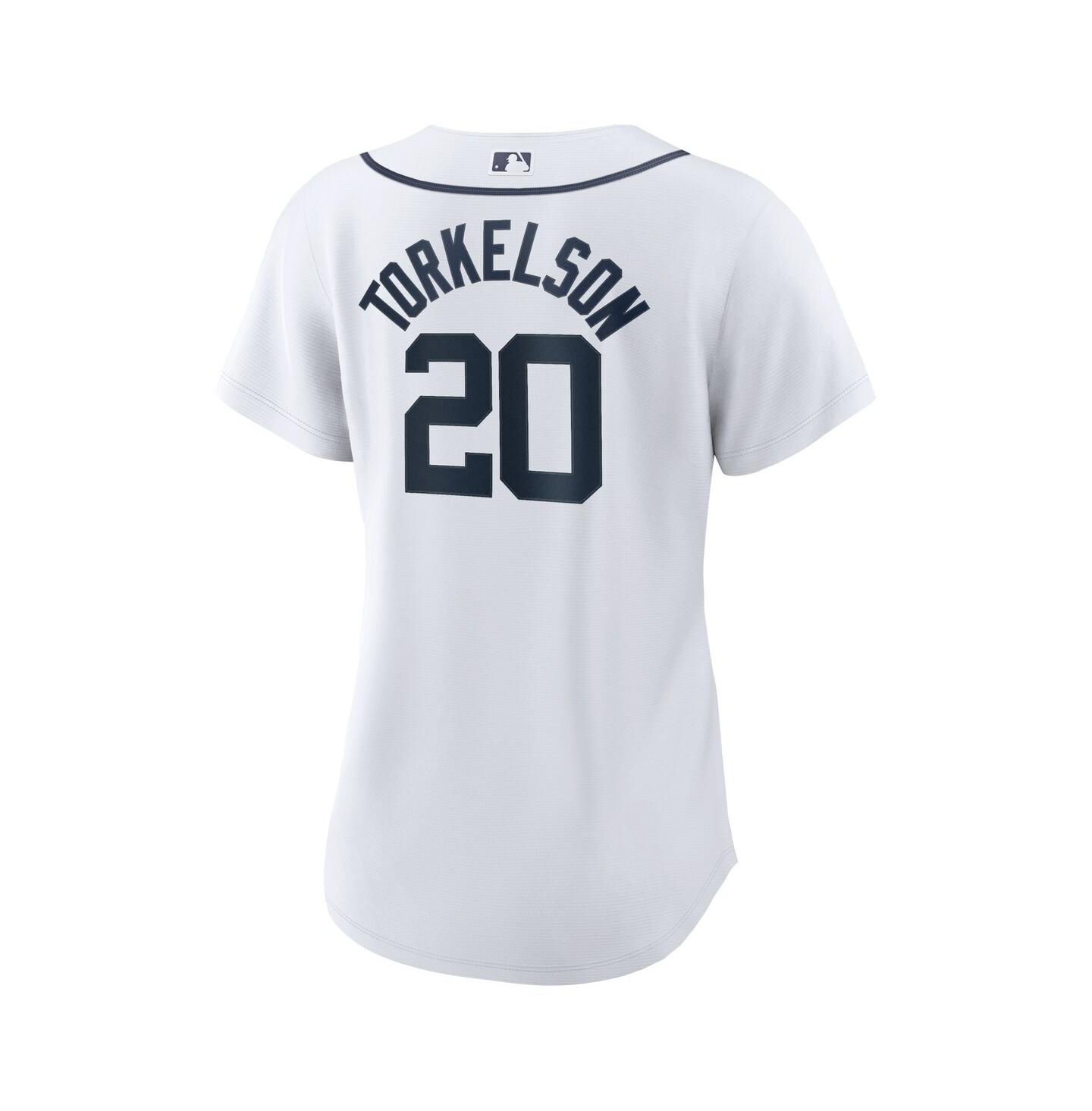Женский топ Nike Spencer Torkelson White Detroit Tigers Home Replica Player Jersey — фото 3