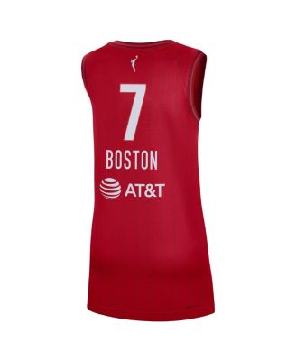 Men's and Women's Aliyah Boston Red Indiana Fever Rebel Edition Player Jersey