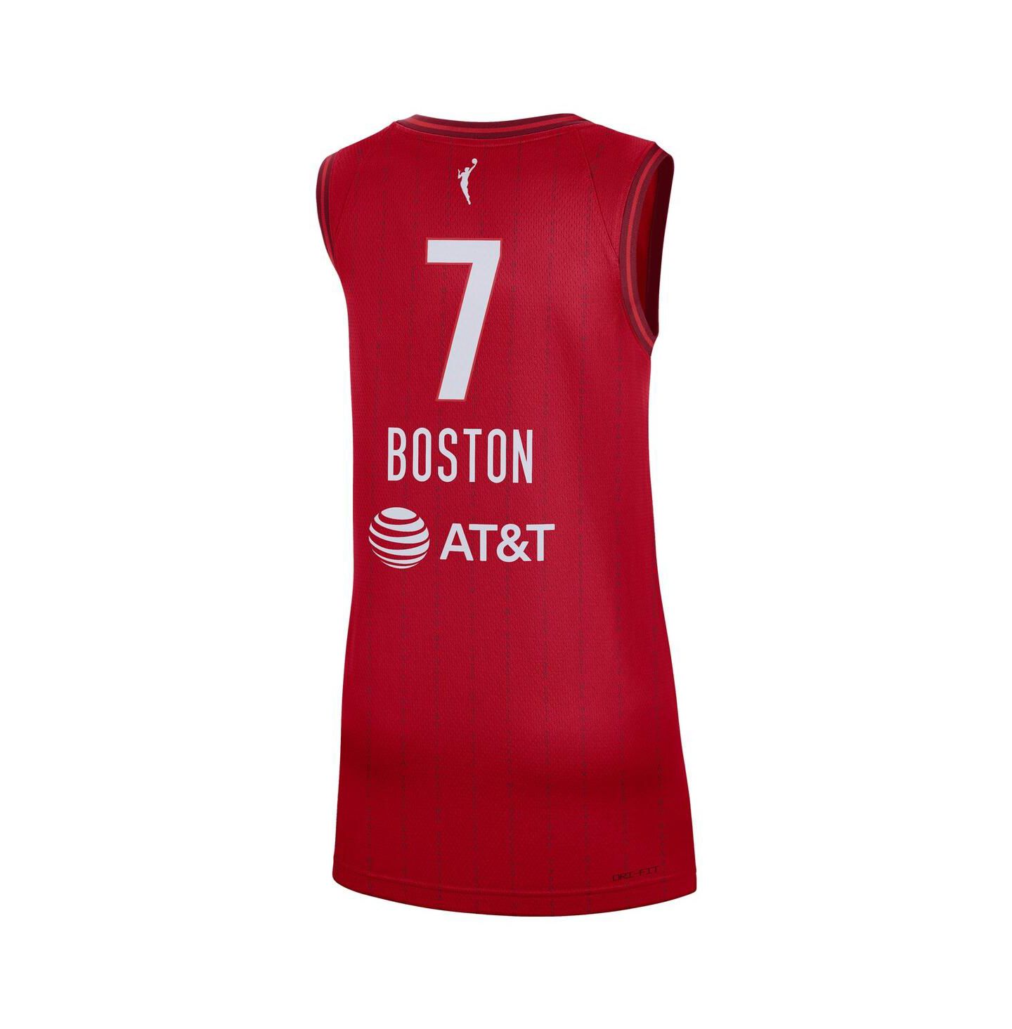 Топ Nike Aliyah Boston Red Indiana Fever Rebel Edition Player Jersey — фото 3