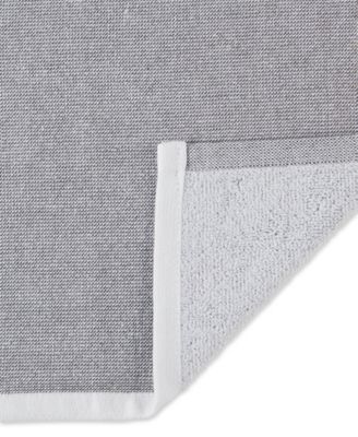 French Terry Collection Kitchen Dishtowel Set, 18x28", Mineral Gray Chambray Solid, 3 Piece