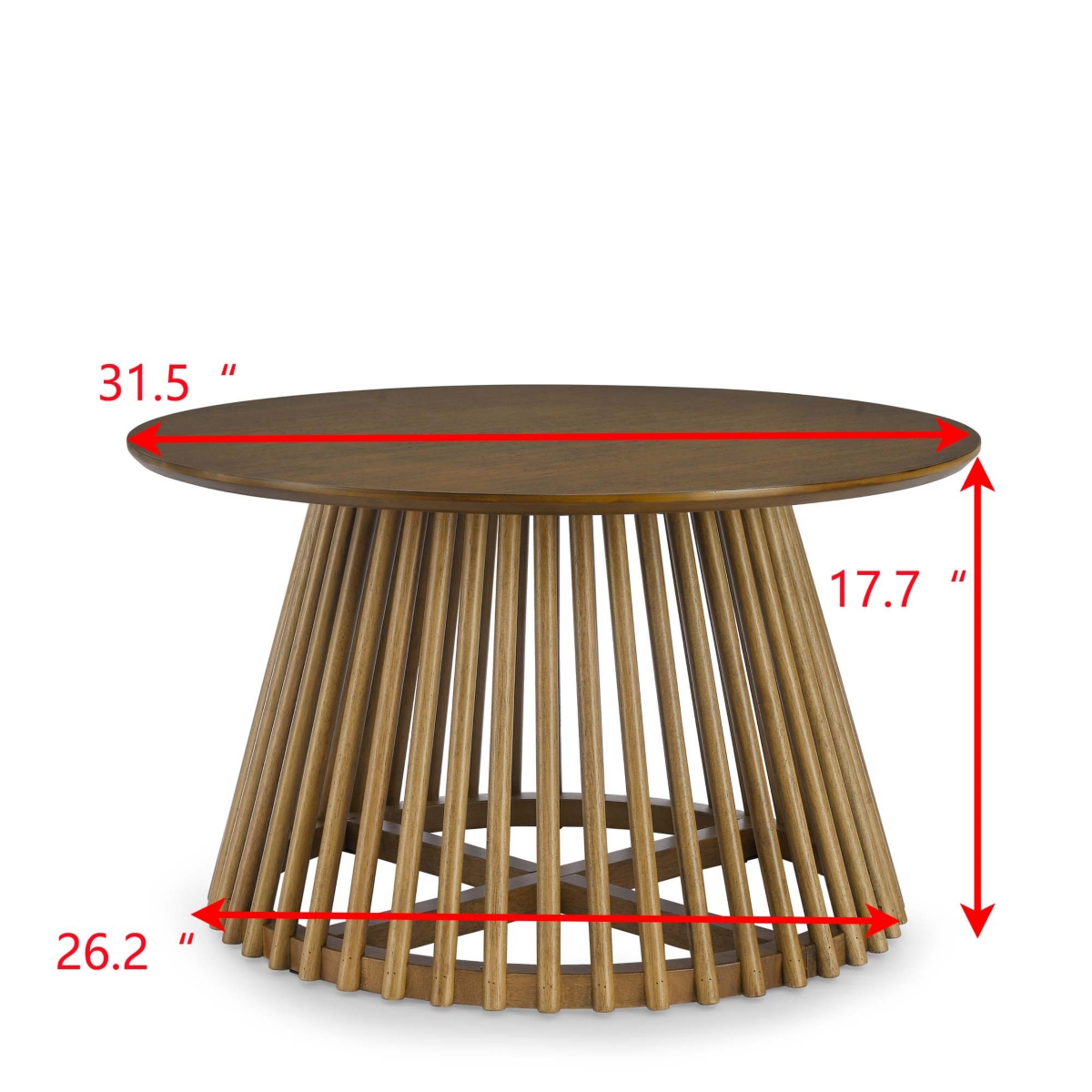 Streamdale Furniture Versatile Minimalist Coffee Table, Modern Solid Wood Nordic Design