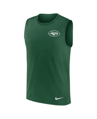 Men's Green New York Jets Muscle Tank Top