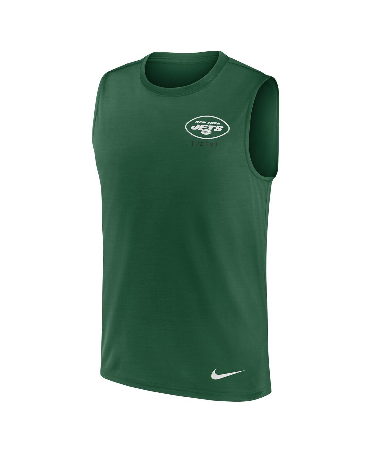 Nike Men's Green New York Jets Muscle Tank Top In Green
