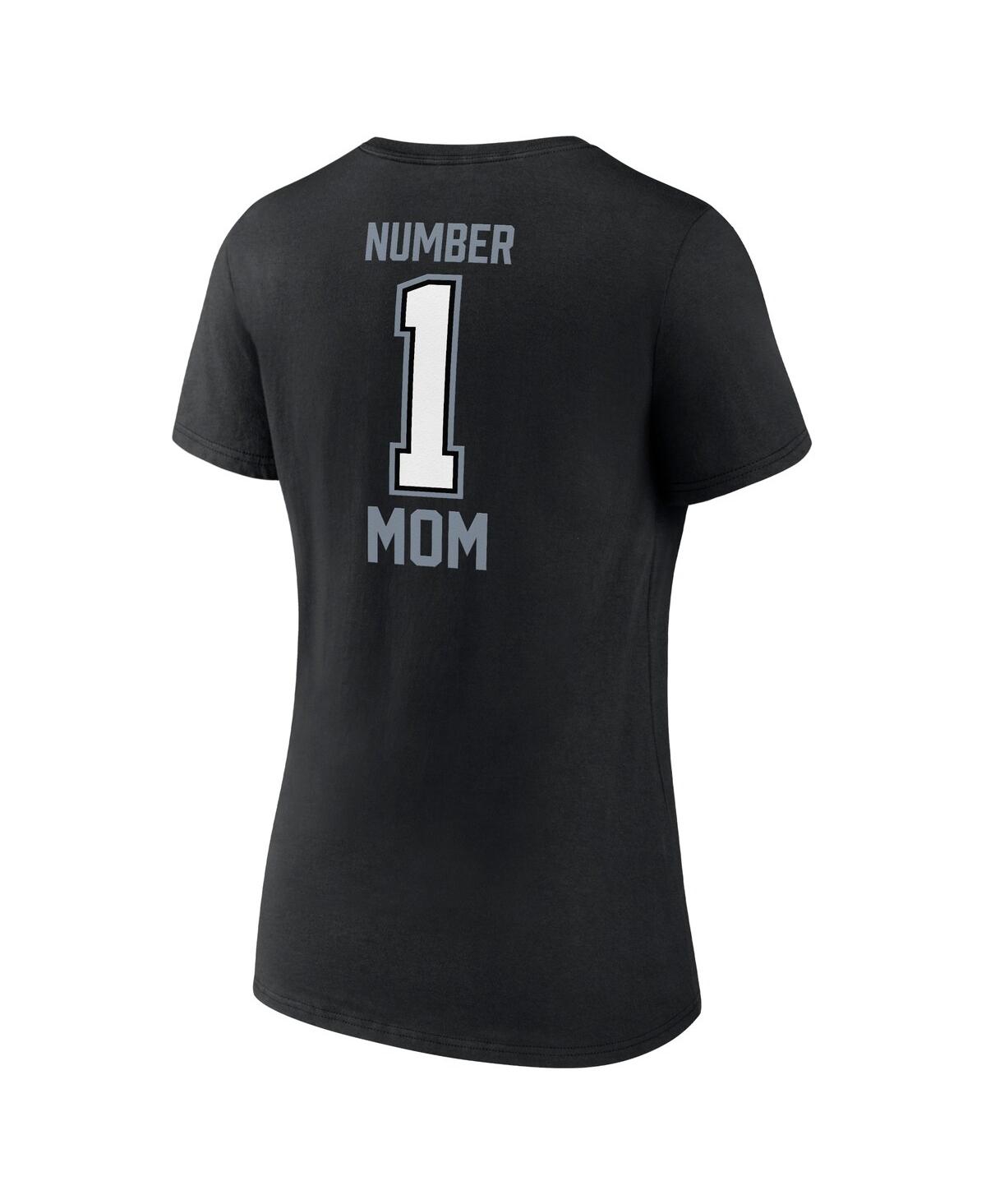 Fanatics Women's Branded Black Las Vegas Raiders Mother's Day V-neck T-shirt In Black