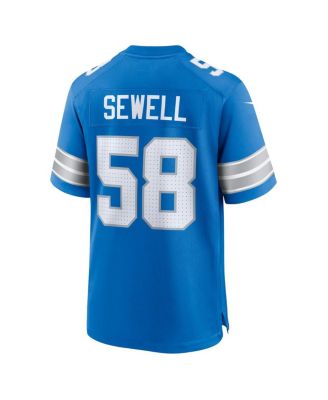 Men's Penei Sewell Detroit Lions Game Jersey