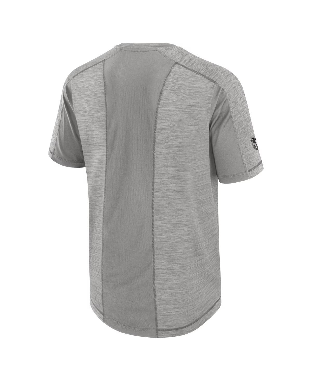 Fanatics Men's Gray Boston Bruins 2024 Stanley Cup Playoffs Authentic Pro T-shirt In Gray,gray