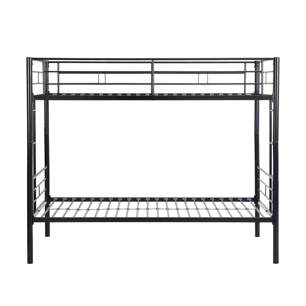 Simplie Fun Metal Bunk Bed Black