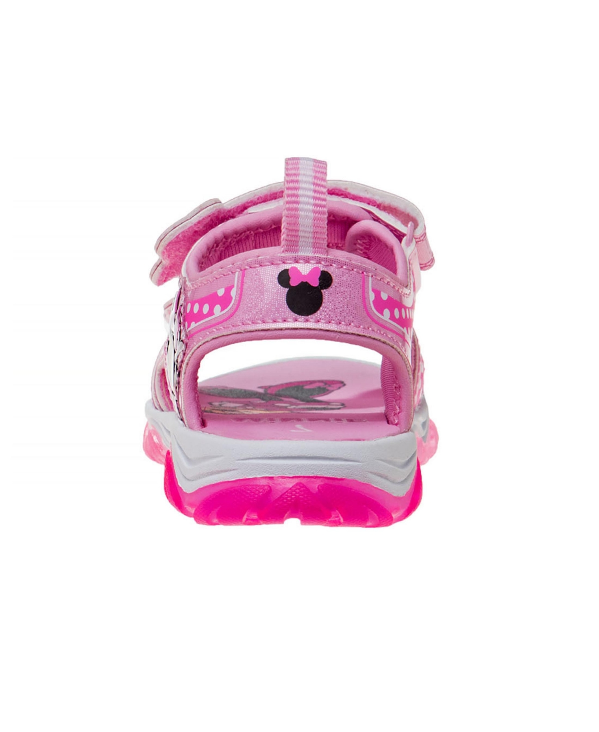 Disney Toddler Girls Minnie Mouse Open Toe Sandals In Pink