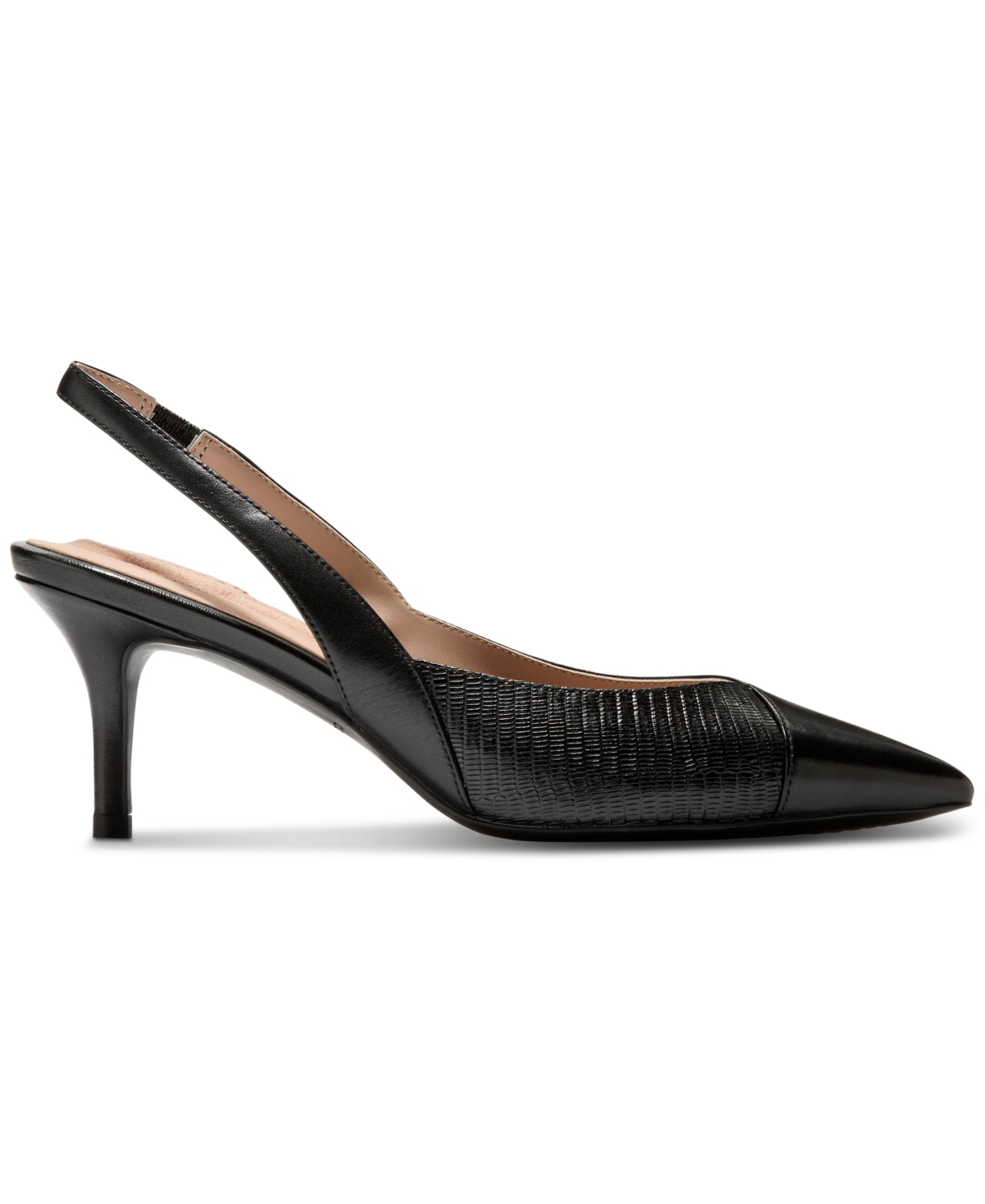 Cole Haan Women's Go-to Slingback Pumps In Black Lizard