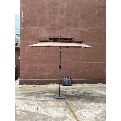 Streamdale Outdoor Patio Umbrella - 9Ft with Crank, Tilt, and Vents