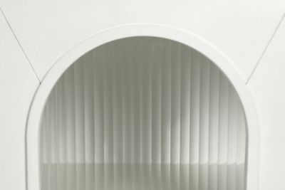 65+ Inch TV Stand with Storage, White