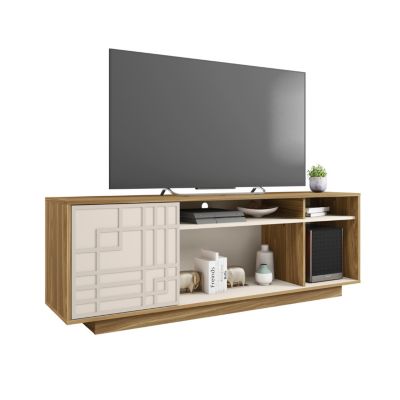 Streamdale Contemporary TV Stand For TVs Up To 70", Oak