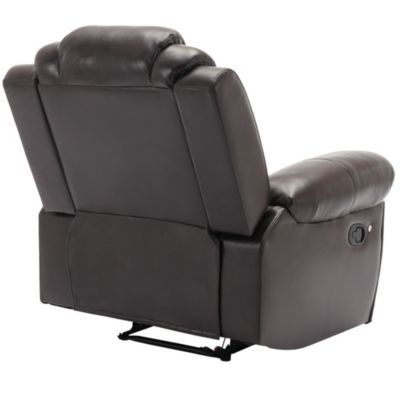 Manual Recliner Chair with LED Lights for Home Theater