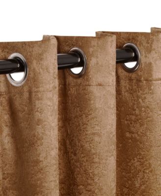 Senna Textured Room Darkening Grommet Top Curtain Panels, 52" x 96" (Set of 4)