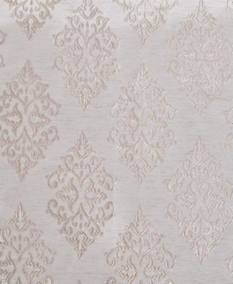 Modern Venetian Damask Jacquard 2-Piece Curtain Panels with Grommet Header Top, 42"X96"