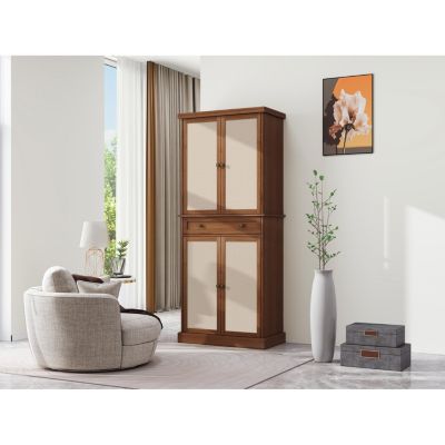 Streamdale 4-Door Storage Cabinet with Adjustable Shelves