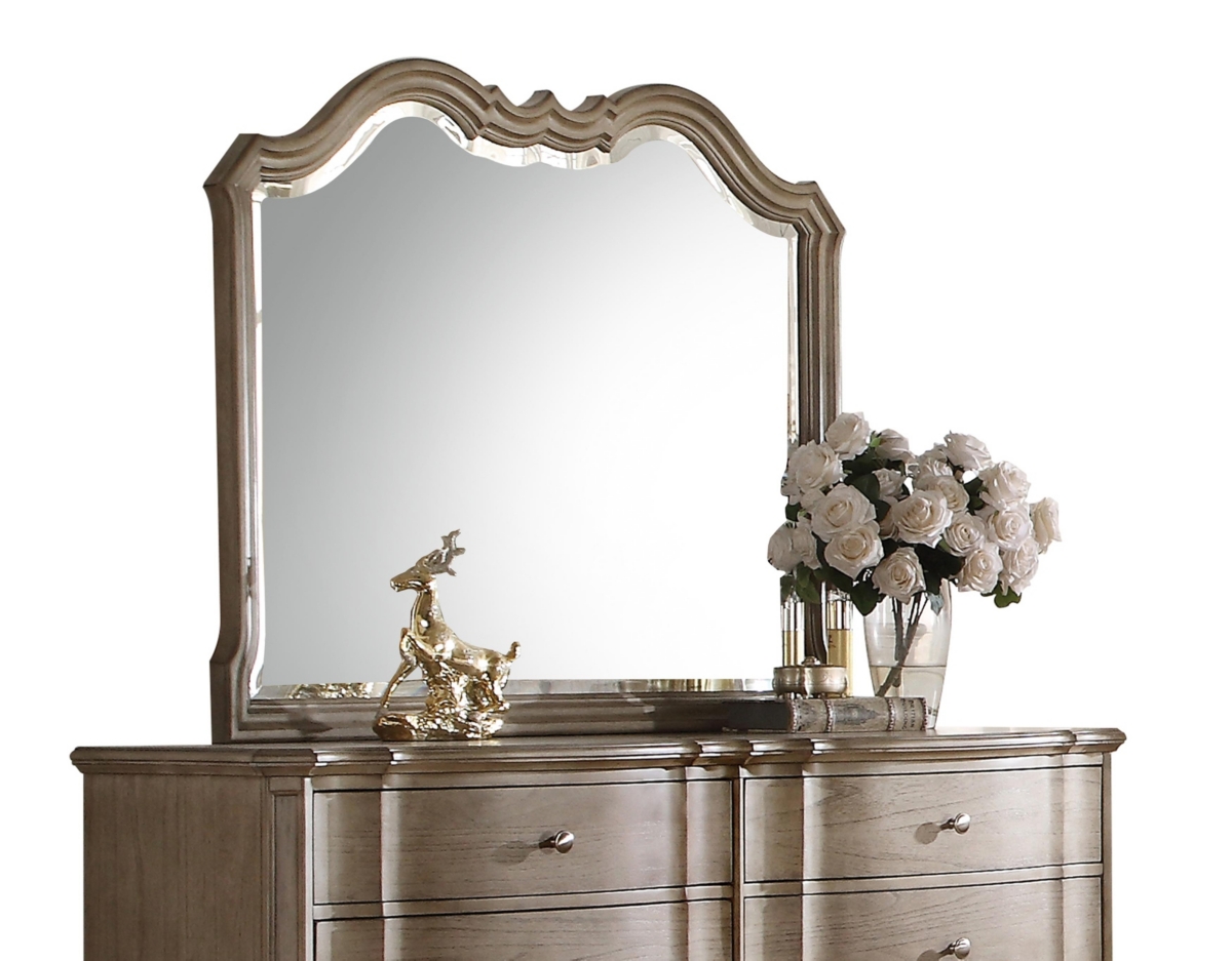 Streamdale Furniture Chelmsford Mirror In Antique- Taupe