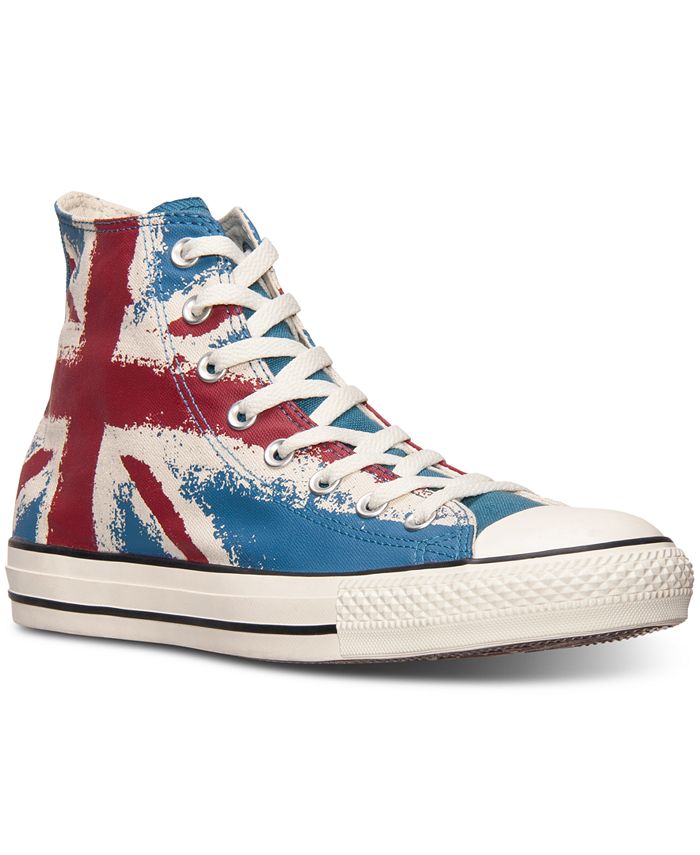 Converse Chuck Taylor High Union Jack Casual Sneakers from Finish Line - Macy's